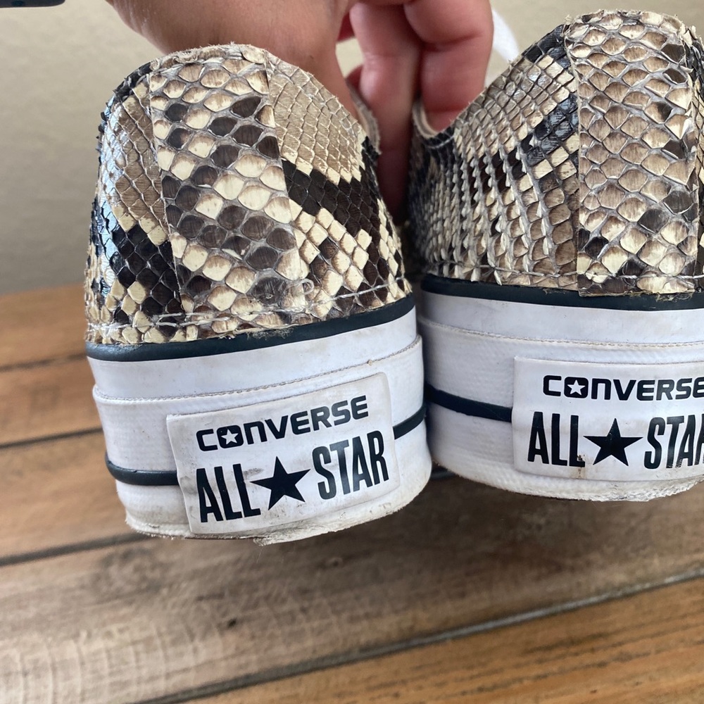Converse snake print platforms size 7.5 - Picture 9 of 11